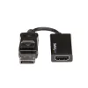 StarTech.com DisplayPort į HDMI adapteris - 4K 60Hz aktyvus DP 1.4 į HDMI 2.0 vaizdo keitiklis - DP į HDMI monitoriaus/TV/ekrano kabelio adapteris - užfiksuojanti DP jungtis