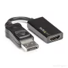 StarTech.com DisplayPort į HDMI adapteris - 4K 60Hz aktyvus DP 1.4 į HDMI 2.0 vaizdo keitiklis - DP į HDMI monitoriaus/TV/ekrano kabelio adapteris - užfiksuojanti DP jungtis