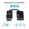 StarTech.com DisplayPort į HDMI adapteris - 4K 60Hz aktyvus DP 1.4 į HDMI 2.0 vaizdo keitiklis - DP į HDMI monitoriaus/TV/ekrano kabelio adapteris - užfiksuojanti DP jungtis