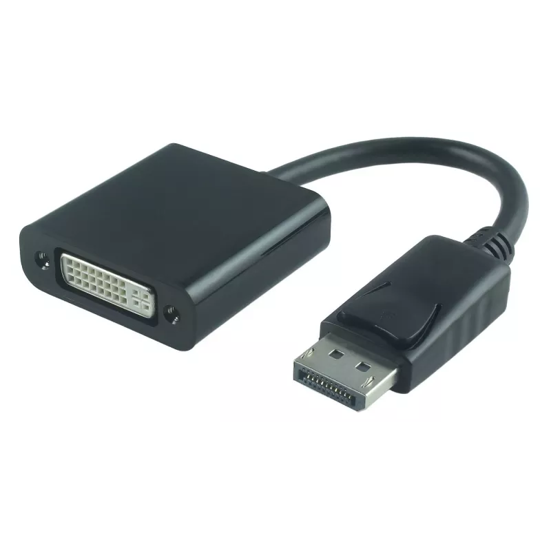 „Microconnect DPDVI015“ vaizdo kabelio adapteris 0,15 m DisplayPort - DVI-I juodas