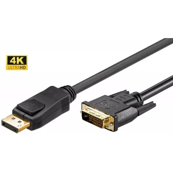 Microconnect DP-DVI-MM-100 vaizdo kabelio adapteris 1 m DisplayPort Juoda