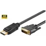 Microconnect DP-DVI-MM-500 vaizdo kabelio adapteris 5 m DisplayPort DVI-D Juodas