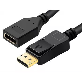 Microconnect DP-MFG-200 DisplayPort laidas 2 m Juodas