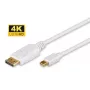 Microconnect DP-MMG-180M DisplayPort laidas 2 m Mini DisplayPort Baltas