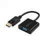 Microconnect DPVGA15CM vaizdo kabelio adapteris 0,15 m DisplayPort VGA (D-Sub) juodas