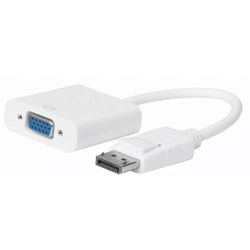 Microconnect DPVGA15CMW vaizdo kabelio adapteris 0,15 m VGA (D-Sub) DisplayPort baltas