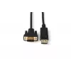 Microconnect DP-VGA-MM-200 vaizdo kabelio adapteris, 2 m, DisplayPort, VGA (D-Sub), juodas