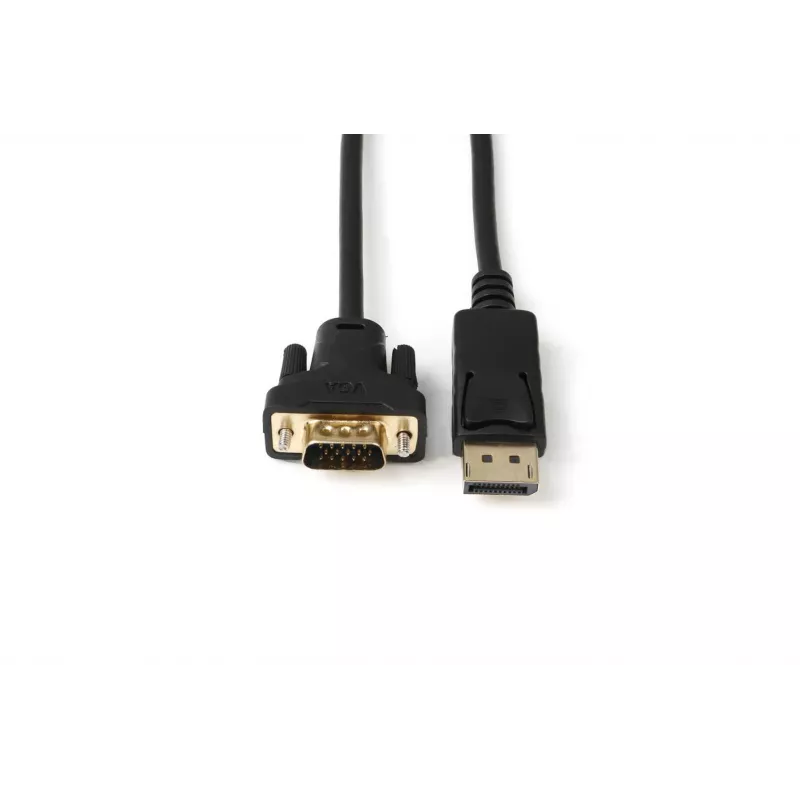 Microconnect DP-VGA-MM-200 vaizdo kabelio adapteris, 2 m, DisplayPort, VGA (D-Sub), juodas