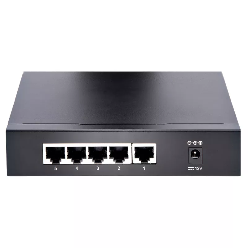 StarTech.com Nevaldomas 2,5G komutatorius - 5 prievadų gigabitinis komutatorius - 2,5GBASE-T nevaldomas eterneto komutatorius - eterneto skirstytuvas - DIN bėgelio arba sieninis montavimas - kelių gigabitų - Auto-MDIX - 9K Jumbo