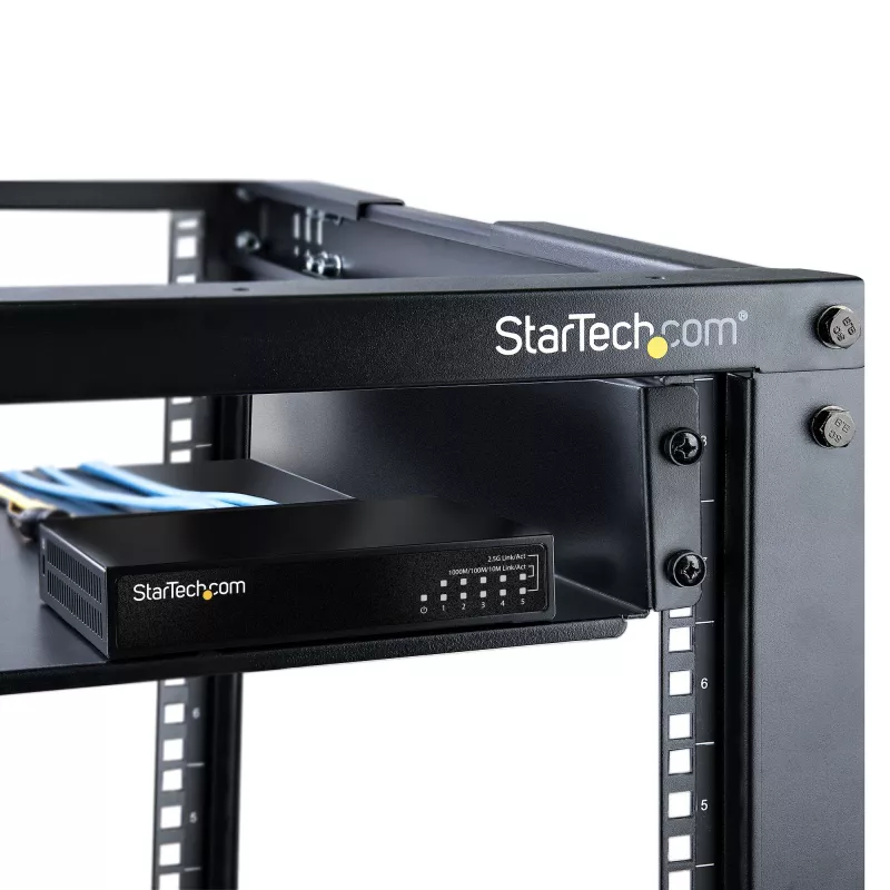 StarTech.com Nevaldomas 2,5G komutatorius - 5 prievadų gigabitinis komutatorius - 2,5GBASE-T nevaldomas eterneto komutatorius - eterneto skirstytuvas - DIN bėgelio arba sieninis montavimas - kelių gigabitų - Auto-MDIX - 9K Jumbo