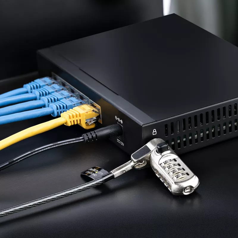 StarTech.com Nevaldomas 2,5G komutatorius - 5 prievadų gigabitinis komutatorius - 2,5GBASE-T nevaldomas eterneto komutatorius - eterneto skirstytuvas - DIN bėgelio arba sieninis montavimas - kelių gigabitų - Auto-MDIX - 9K Jumbo