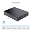 StarTech.com Nevaldomas 2,5G komutatorius - 5 prievadų gigabitinis komutatorius - 2,5GBASE-T nevaldomas eterneto komutatorius - eterneto skirstytuvas - DIN bėgelio arba sieninis montavimas - kelių gigabitų - Auto-MDIX - 9K Jumbo
