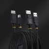 StarTech.com 1,8 m DisplayPort ir USB 5 Gbps KVM laidas, 4K 60Hz, universaliai suderinamas DP 1.2/USB 3.0 kombinuotas laidas KVM komutatoriams