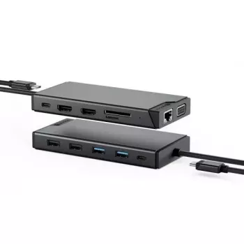 ALOGIC MV2 laidinis USB 3.2 Gen 1 Type-C eterneto dokas 1000 Mbit/s