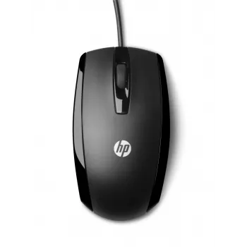 HP X500 laidinė pelė, optinė, USB Type-A, juoda