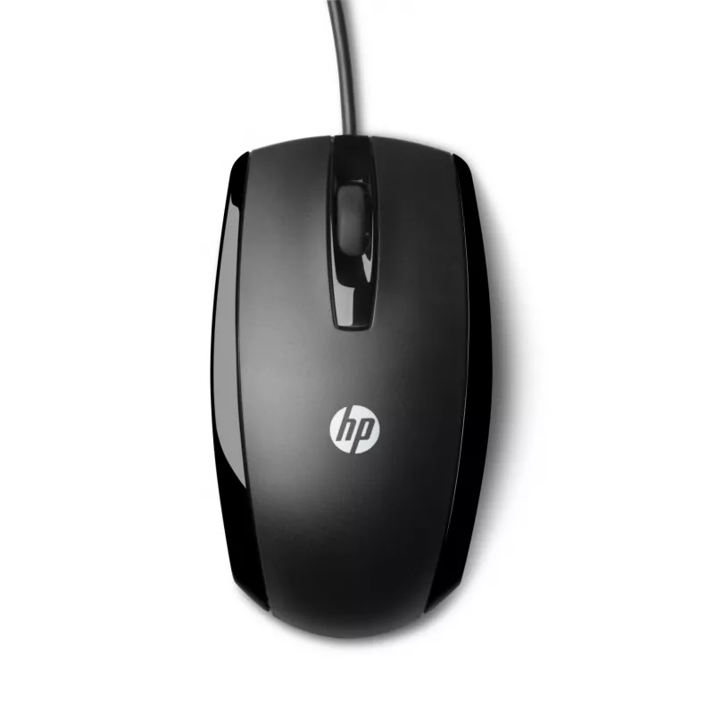 HP X500 laidinė pelė, optinė, USB Type-A, juoda