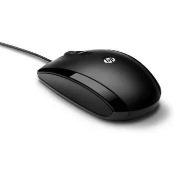 HP X500 laidinė pelė, optinė, USB Type-A, juoda