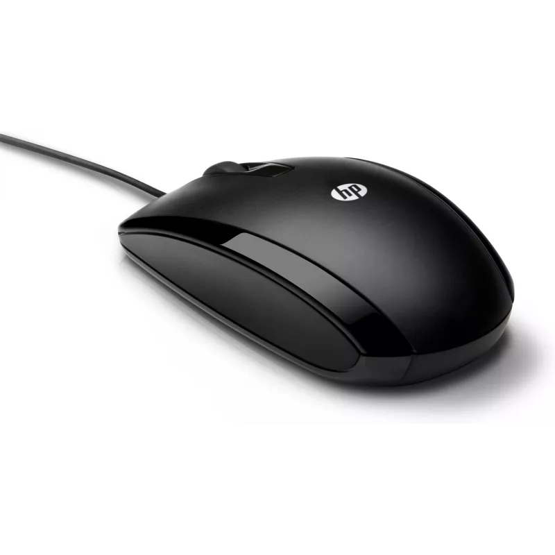 HP X500 laidinė pelė, optinė, USB Type-A, juoda