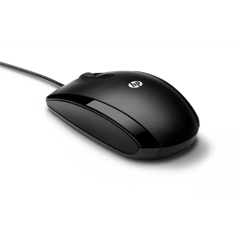 HP X500 laidinė pelė, optinė, USB Type-A, juoda