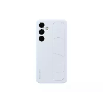 Dėklas Samsung Galaxy S24+ šviesiai mėlynas vienspalvis stalinis stovas