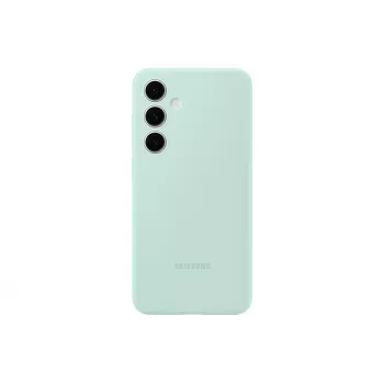 Silikoninis dėklas Samsung Galaxy S24 FE dangtelis mėtų spalvos