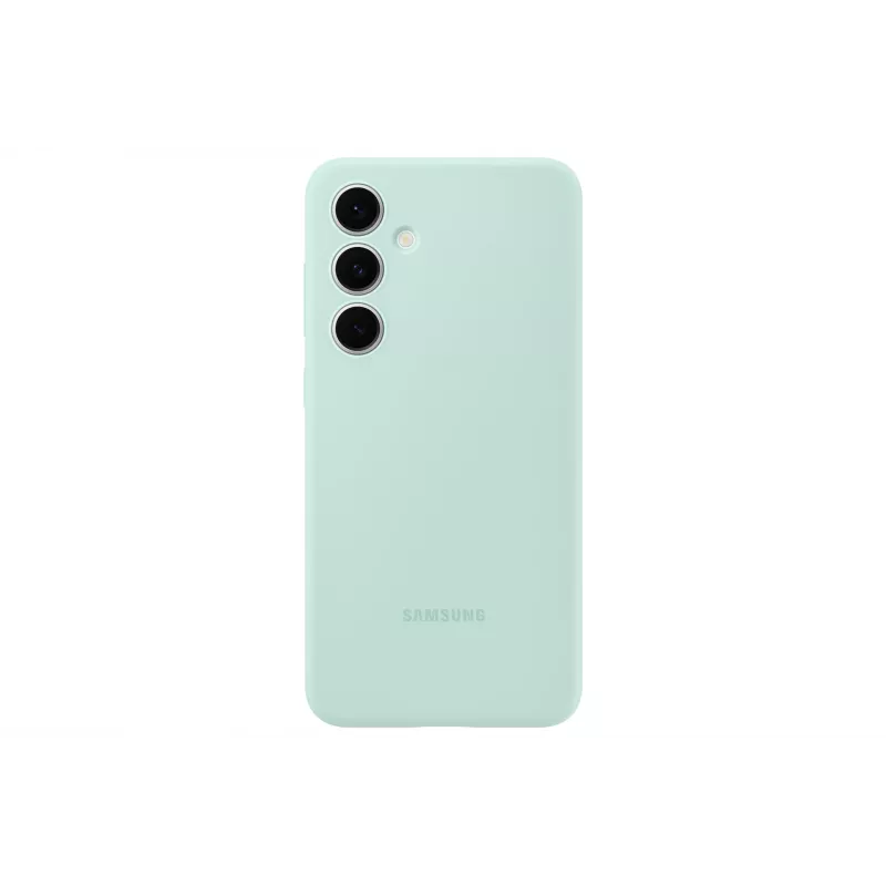 Silikoninis dėklas Samsung Galaxy S24 FE dangtelis mėtų spalvos
