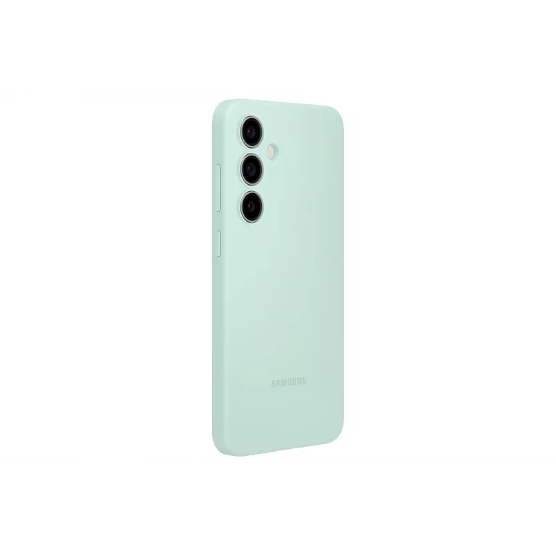 Silikoninis dėklas Samsung Galaxy S24 FE dangtelis mėtų spalvos