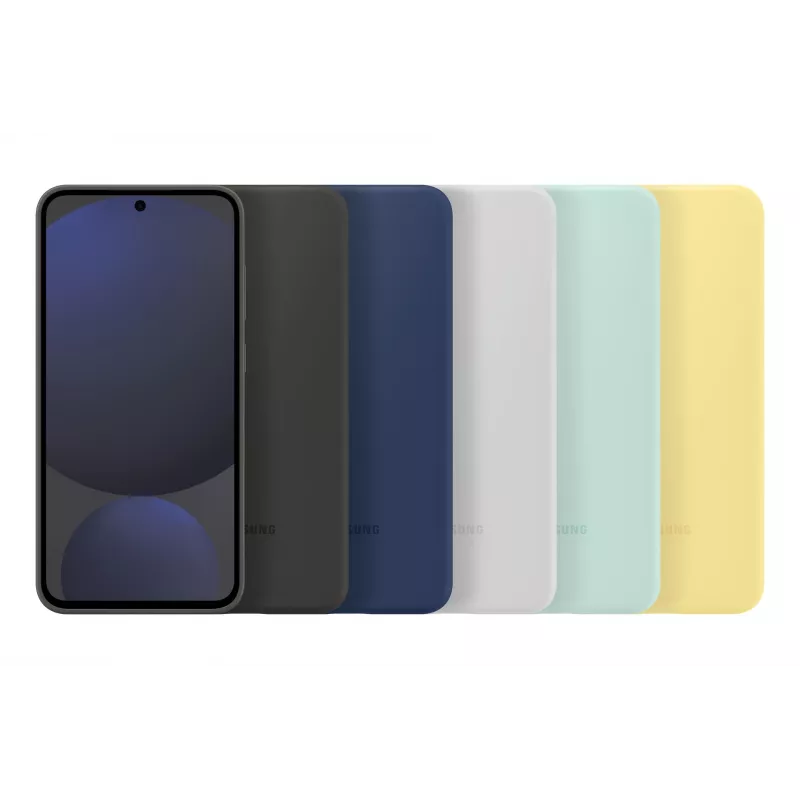 Silikoninis dėklas Samsung Galaxy S24 FE dangtelis mėtų spalvos