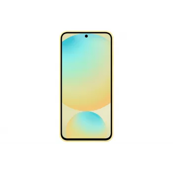 Dėklas „Samsung Galaxy S24 FE“ silikoninis, vienspalvis geltonas