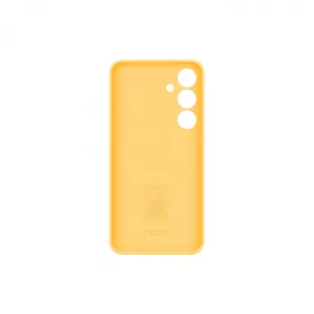 Silikoninis dėklas Samsung Galaxy S24+ geltonas 17 cm 6,7 colio