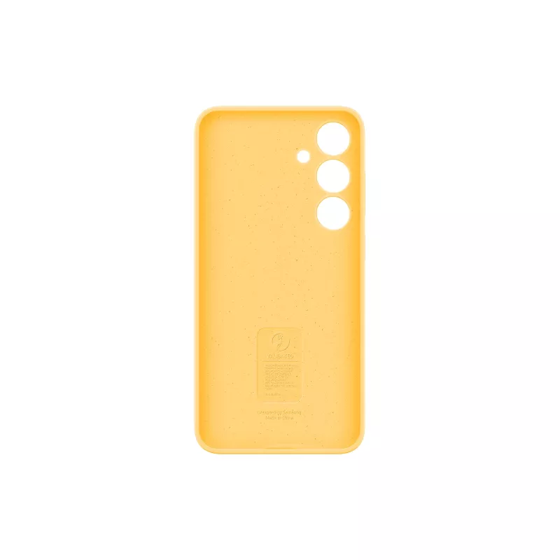 Silikoninis dėklas Samsung Galaxy S24+ geltonas 17 cm 6,7 colio