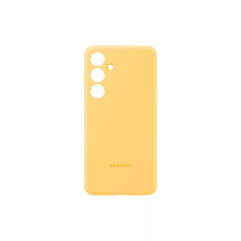 Silikoninis dėklas Samsung Galaxy S24+ geltonas 17 cm 6,7 colio