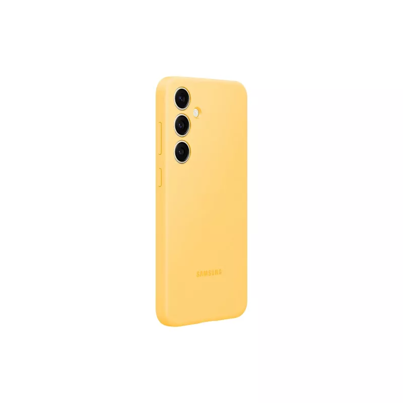 Silikoninis dėklas Samsung Galaxy S24+ geltonas 17 cm 6,7 colio
