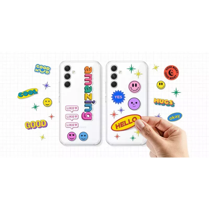 Samsung EF-QA546 mobiliojo telefono dėklas 16,3 cm (6,4 col.) Užvalkalas Skaidrus