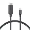 ALOGIC Elements Series USB-C į HDMI kabelis 4K, kištukas-kištukas, 1 m
