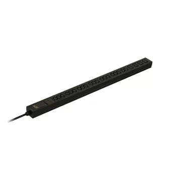APC Easy Rack PDU, Basic, 0U, 1 fazė, 3,7kW, 230V, 16A, 20 x C13 ir 4 x C19 išvadai, IEC60309 2P+E įvestis