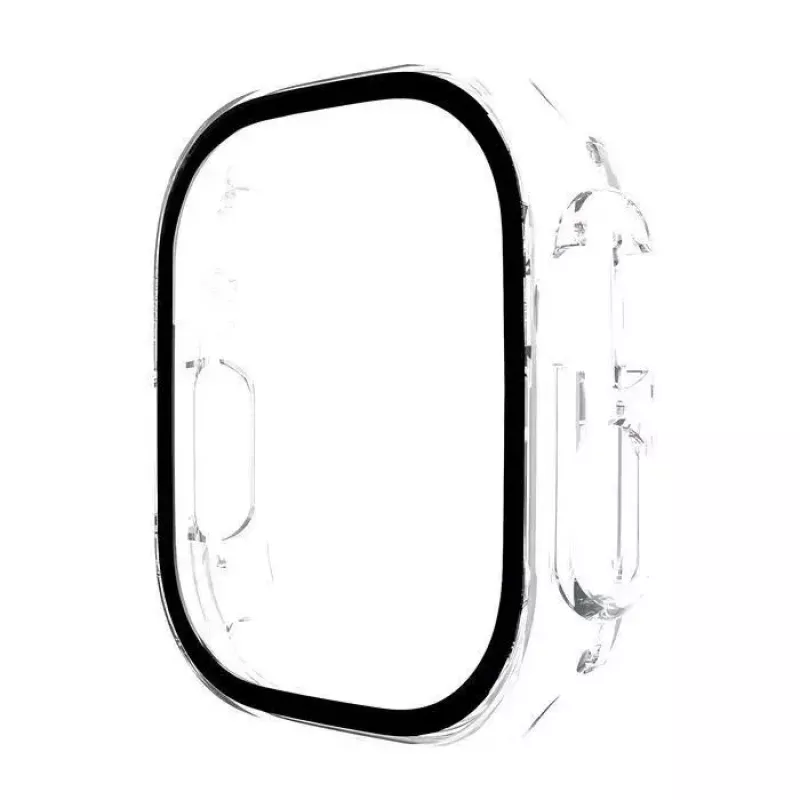 eSTUFF Titan Shield viso korpuso ekrano apsauga, skirta Apple Watch Series 9/8/7 45 mm – skaidri
