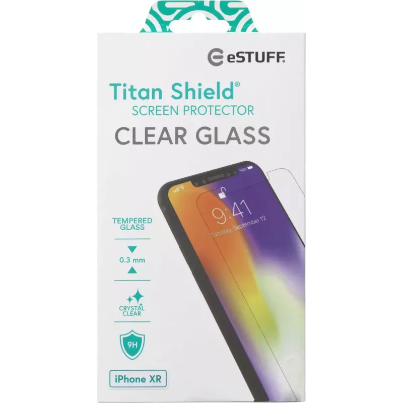 eSTUFF Apple iPhone XR skaidri ekrano apsauga