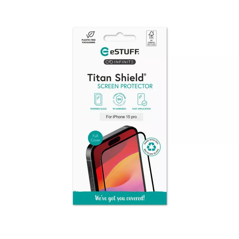 eSTUFF ES501406 mobiliojo telefono ekrano/galinės dalies apsauga Skaidrus ekrano apsauga Apple 1 vnt.