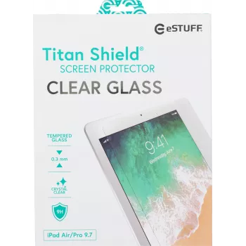 “eSTUFF” ekrano apsauginė plėvelė, skirta 9,7 colių iPad visiems modeliams – skaidri