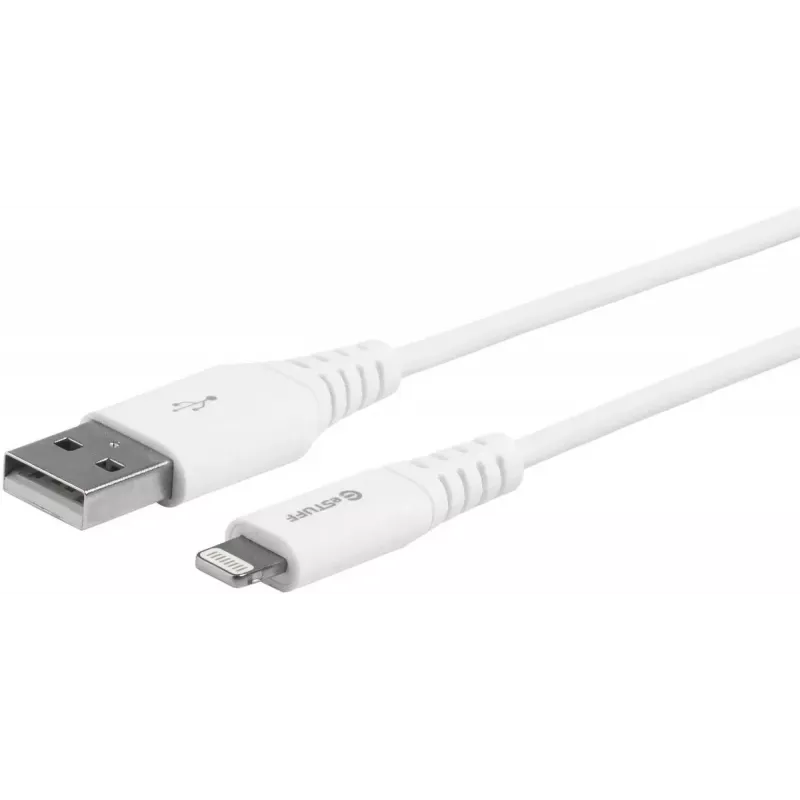 eSTUFF ES601004 lightning laidas 0,15 m baltas