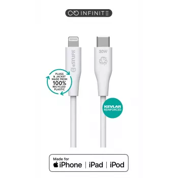 Lightning laidas eSTUFF ES602170 1 m USB-C 2,4 A 5 V GRS sertifikuotas