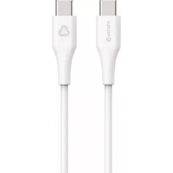 eSTUFF ES604070 USB laidas USB 2.0 0,5 m USB C Baltas