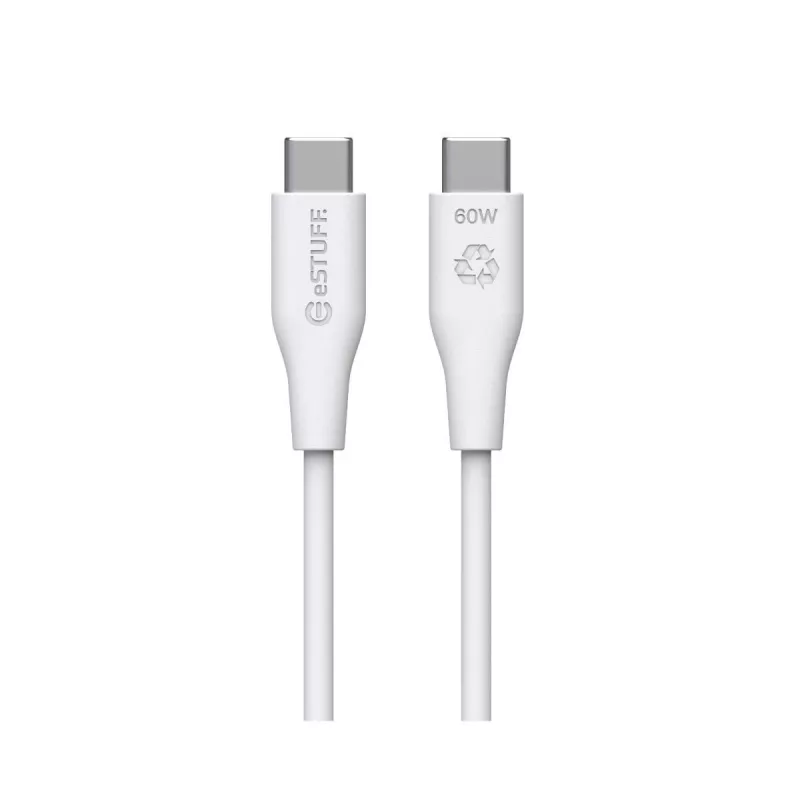 “eSTUFF ES604370” USB laidas USB 2.0 3 m USB C Baltas