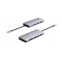 eSTUFF ES623009 sąsajos koncentratorius USB 3.2 Gen 1 (3.1 Gen 1) Type-C 5000 Mbit/s pilka