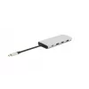 eSTUFF ES623009 sąsajos koncentratorius USB 3.2 Gen 1 (3.1 Gen 1) Type-C 5000 Mbit/s pilka