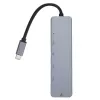 eSTUFF ES623012 nešiojamojo kompiuterio dokas / prievadų replikatorius USB 3.2 Gen 1 (3.1 Gen 1) Type-C pilka