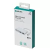 USB Hub eSTUFF USB-C į 2 x USB 3.0 ir 2 x USB-C 3.1 10000 Mbit/s baltas