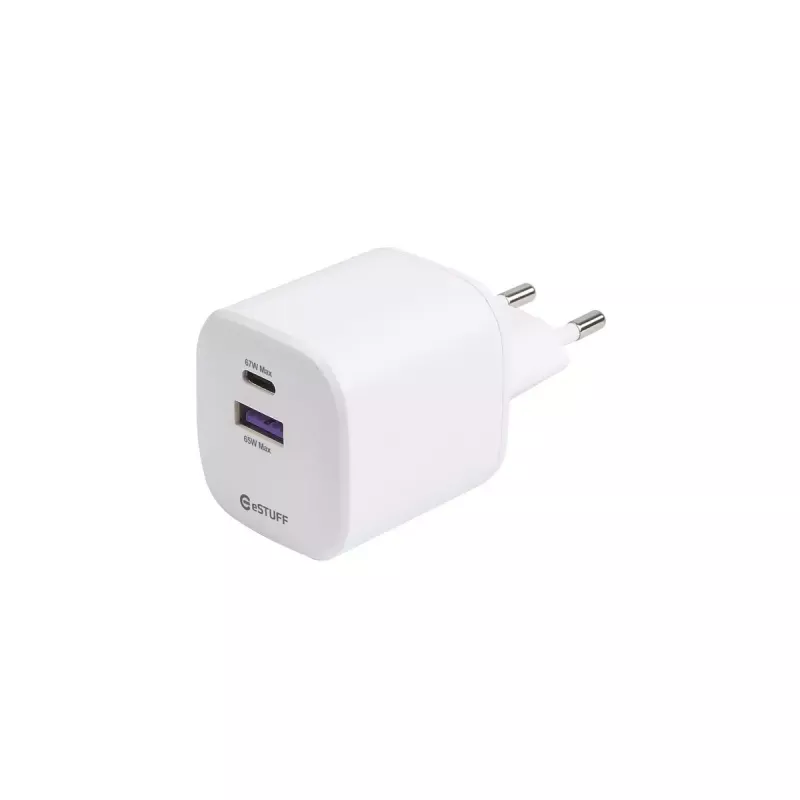 Mobiliojo įrenginio įkroviklis eSTUFF ES637065 Universalus Baltas AC Vidaus USB Type-C