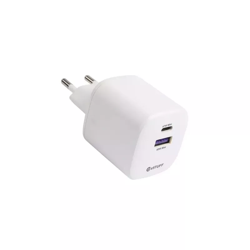 Mobiliojo įrenginio įkroviklis eSTUFF ES637065 Universalus Baltas AC Vidaus USB Type-C